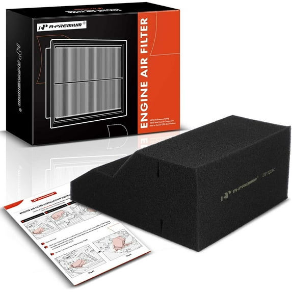 A-Premium Engine Air Filter Compatible with Ford F-250 Super Duty, F-350 Super Duty, F-450 Super Duty, F-550 Super Duty, 2011-2016, V8 6.7L, Replace# BC3Z9601D
