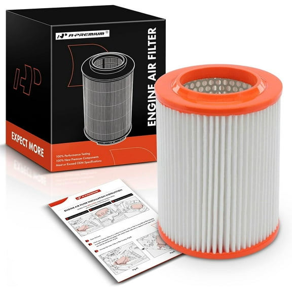 A-Premium Engine Air Filter Compatible with Honda Civic 2002-2005, CR-V CRV 2002-2006, Element 2003-2006 & Acura CSX 2006-2006, RSX 2002-2006, 2.0L 2.4L
