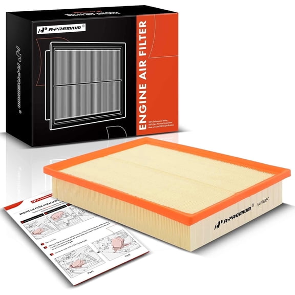 A-Premium Engine Air Filter Compatible with Lexus GX460 & Toyota 4Runner, FJ Cruiser, 2010-2023, 4.0L 4.6L, Flexible Panel, 12,000 Miles Filter Protection, Replace# 1780138051