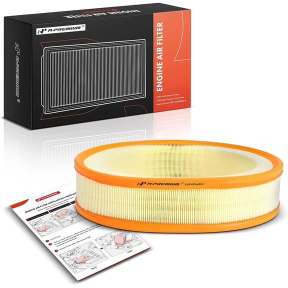 A-Premium Engine Air Filter Compatible with Mercedes-Benz 260E 1989, 300CE 1988-1989/1991, 300E 1986-1992, 300SE 1988-1991, 300SEL 1988-1991, 300TE 1988-1992, 2.6L 3.0L