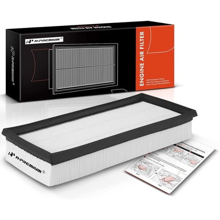 A-Premium Engine Air Filter Compatible with Mercedes-Benz C63 AMG 2016-2021, C63 AMG S 2015-2021, GLC63 AMG/GLC63 AMG S 2018-2021, GLE63 AMG S 2021, G550 2016-2018, G550 4x4 2017-2018, 4.0L