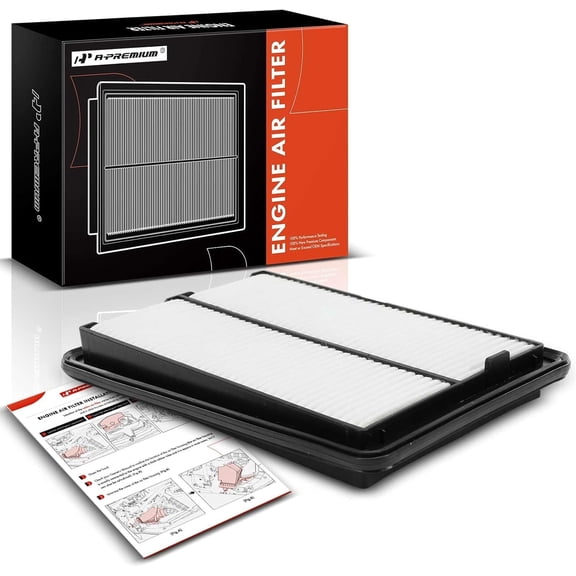 A-Premium Engine Air Filter Compatible with Nissan Rogue 2014-2020, Rogue Sport 2017-2022, Qashqai 2017-2022, Rigid Panel, Replace# 165464BA01, 165464BA1A, 16546-4BC2A