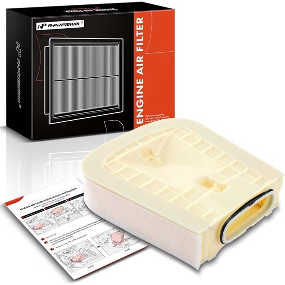A-Premium Engine Air Filter Compatible with Porsche Cayenne 2019-2023, Macan 2024 & Audi Q8 2019-2023, RS Q8 2020-2024, SQ7 2020-2024, SQ8 2020-2023, 2.9L 3.0L 4.0L, Replace# 95813384300