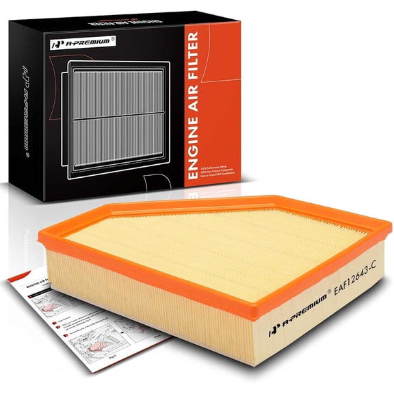 A-Premium Engine Air Filter Compatible with Toyota GR Supra 2020-2023 & BMW M340i, M340i xDrive 2020-2024, Z4 2019-2024, 2.0L 3.0L, Replace# 13718635102