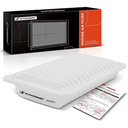 A-Premium Engine Air Filter Compatible with Toyota, Subaru, Pontiac & Scion Models - Matrix(03-08), Corolla(03-08), 86(17-20), BRZ(13-20), Vibe(03-08), tC(05-10), FR-S(13-16) - Replace#17801-0D020