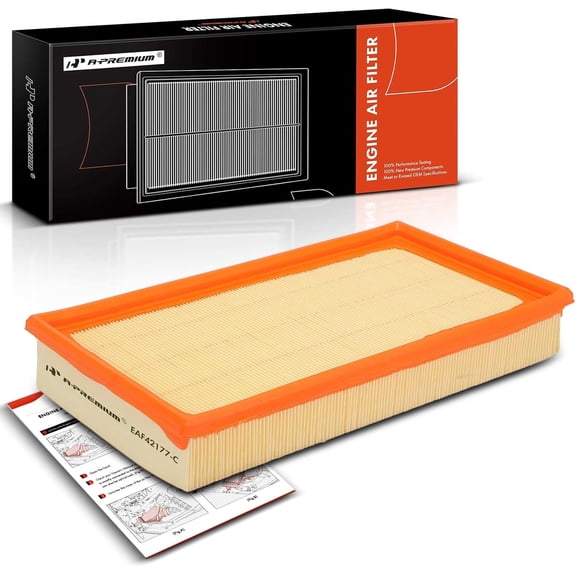 A-Premium Engine Air Filter Compatible with Volvo C70 1998-2004, S70 1998-2000, 850 1993 2.4L, 850 1994-1997 2.3L 2.4L, V70 1998-2000 2.3L 2.4L, Replace# CA5436, XA4862