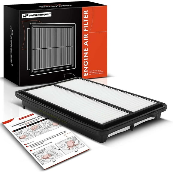 A-Premium Engine Air Filter Compatible with Acura RDX 2013 2014 2015 2016 2017 2018, Rigid Panel, Replace# 17220R8AA01