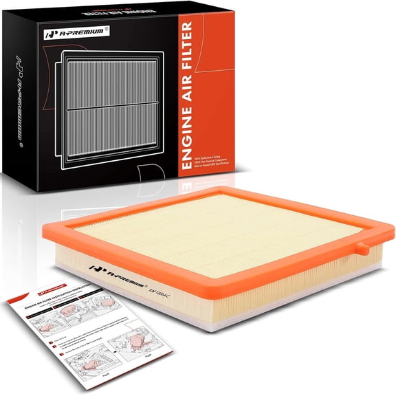 A-Premium Engine Air Filter Compatible with Buick Envision 2016 2017 2018 2019 2020, Flexible Panel, Replace# 22971580