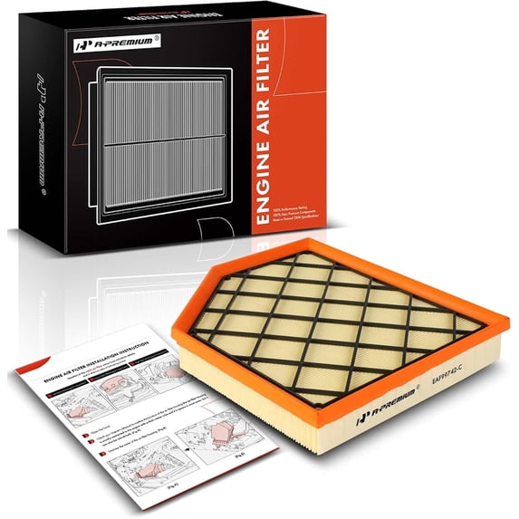 A-Premium Engine Air Filter Compatible with Cadillac CT5 2020-2023, CT4 2020-2023, 2.0L 2.7L, Replace# 84498926