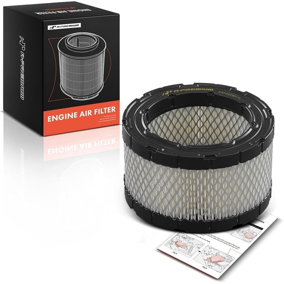 A-Premium Engine Air Filter Compatible with Chevrolet Corvair 1961-1965, Corvair Truck 1961-1964