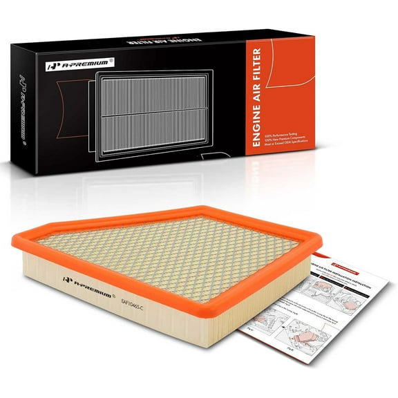 A-Premium Engine Air Filter Compatible with Chevrolet Equinox & GMC Terrain, 2010-2017, Flexible Panel, Replace# 25899727