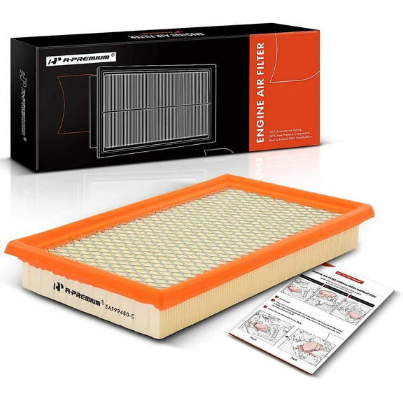 A-Premium Engine Air Filter Compatible with Chevrolet Malibu 2006-2008 & Pontiac G6 2005-2010, 2.4L 3.5L 3.9L