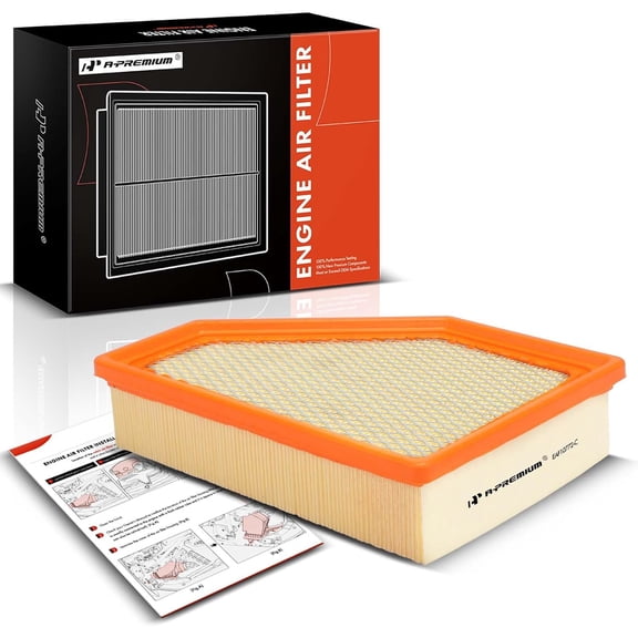 A-Premium Engine Air Filter Compatible with Chrysler Pacifica 2017-2024 3.6L, Replace# A21473