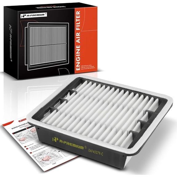 A-Premium Engine Air Filter Compatible with Lexus GS400 1998-2000, LS430 2001-2006, Replace# 1780150030