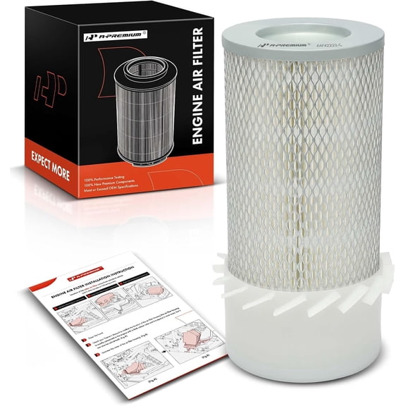 A-Premium Engine Air Filter Compatible with Nissan NV350 Urvan 2014-2015, Urvan 2008-2013, 2.5L 3.0L