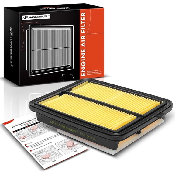 A-Premium Engine Air Filter Compatible with Nissan Versa 2020-2024, Kicks 2017-2024, 1.6L, Replace# 165465RF0A