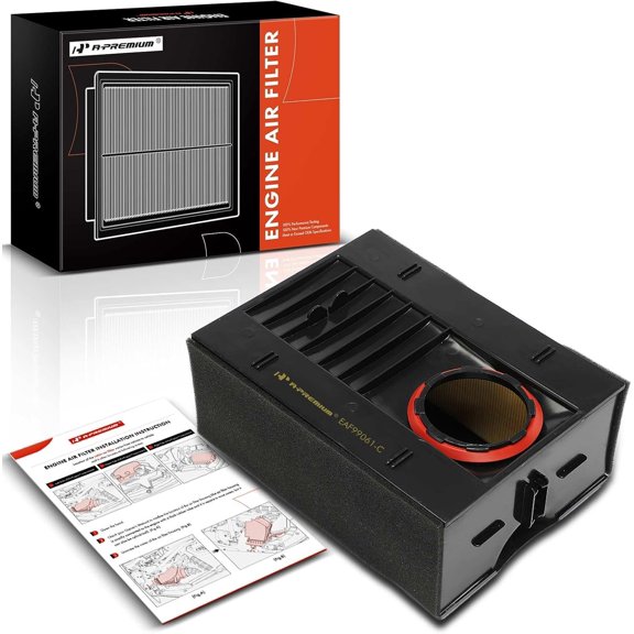 A-Premium Engine Air Filter Compatible with Porsche Macan 2015-2024, Panamera 2017-2019, 2.0L 2.9L 3.0L 3.6L 4.0L, Replace# 95B129620