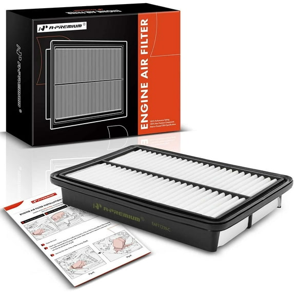 A-Premium Engine Air Filter For Mazda 3/3 Sport 2012-2018, CX-5 2013-2023, 6 2014-2021, L4 2.0L 2.5L - Naturally Aspirated
