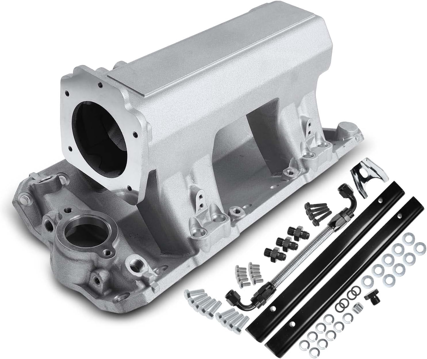 Multi Level Inlet Intake A-Premium Engine Aluminum EFI (90MM) Multi-Port Intake Manifold ...