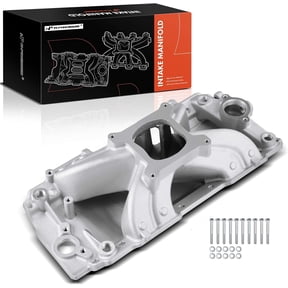 A-Premium Engine Aluminum Single Plane HighRise Intake Manifold - Compatible with Chevy BBC 396-545 Big Block Oval Port Vortec Eng., 3000-7500+ RPM, 5.87in HT & Port, W/Gasket