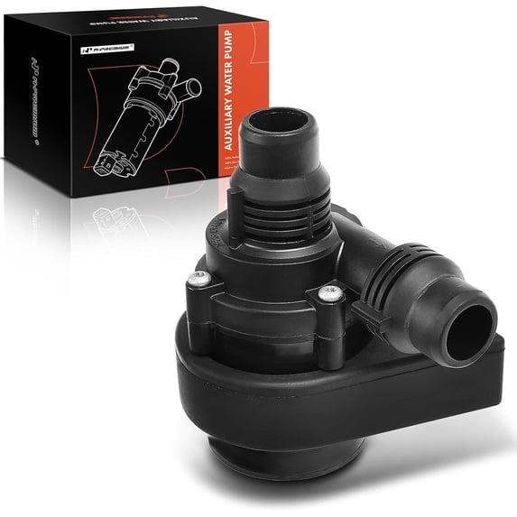 A-Premium Engine Auxiliary Water Pump W/Bracket - DOHC 6,8Cyl 2.5L 2.8L 3.0L 4.4L - Compatible with BMW E39/E53/E60/E70 Series - 525i 01-03, 528i 99-00, 530i 01-03, X5 01-06, Replace for# 64116955122