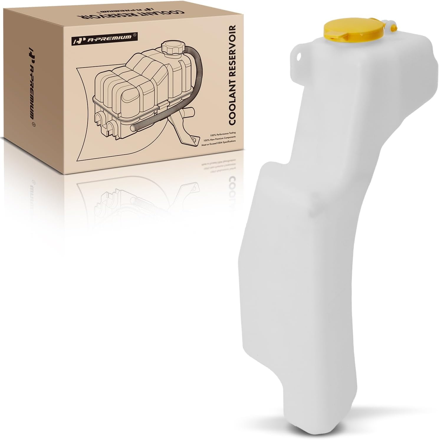 A-Premium Engine Coolant Overflow Recovery Expansion Tank with Cap Compatible with Subaru Outback 2005-2019, Legacy 2005-2019, Replace for# 45155AG00A, 45150AG01A