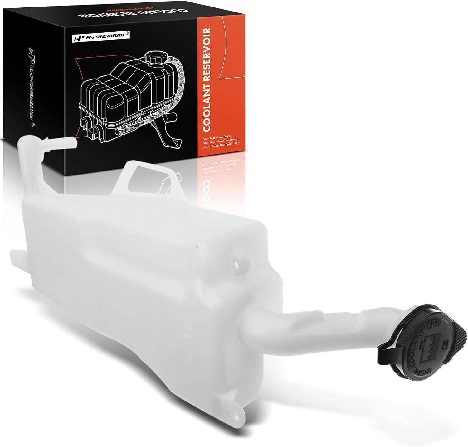 A-Premium Engine Coolant Overflow Recovery Expansion Tank with Cap Compatible with Chevrolet HHR 2006 2007 2008 2009 2010 2011