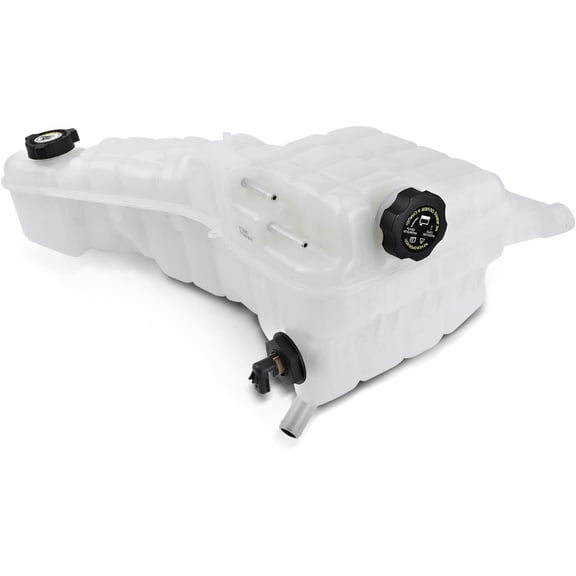 A-Premium Engine Coolant Overflow Recovery Reservoir Tank [w/Cap & Sensor] Compatible with Freightliner M2 106 2012-2019, M2 112 2012-2017, Replace # A0528531000