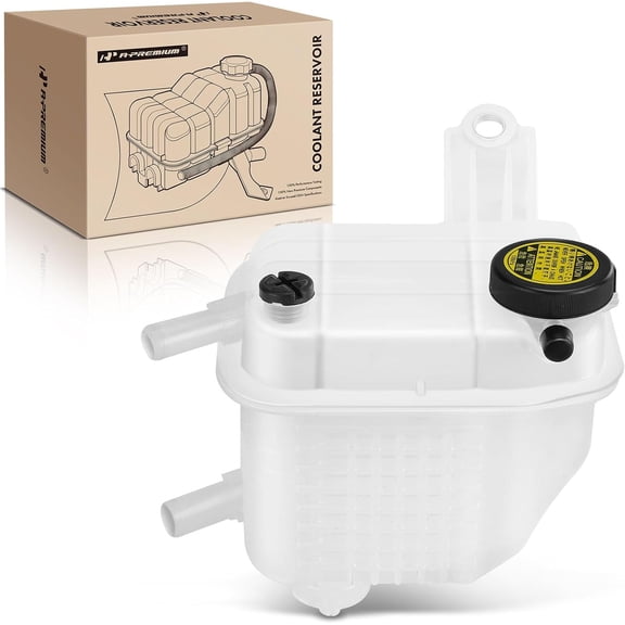 A-Premium Engine Coolant Overflow Recovery Reservoir Tank [with Cap] Compatible with Toyota Corolla 2019-2022, Prius 2016-2020, Prius Prime 2017-2020, C-HR 2018-2021 & Lexus UX200 UX250h 2019