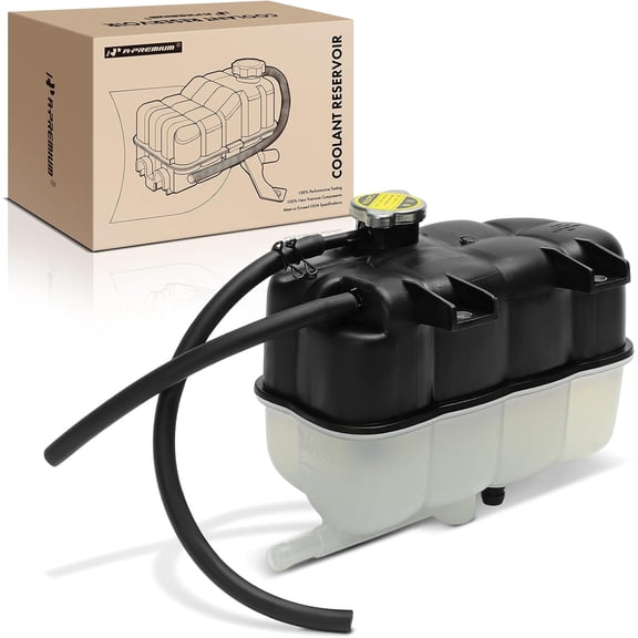 A-Premium Engine Coolant Overflow Recovery Reservoir Tank [with Cap & Hose] Compatible with Nissan Armada 2017-2024 & Infiniti QX56 2011-2013, QX80 2014-2020, 5.6L