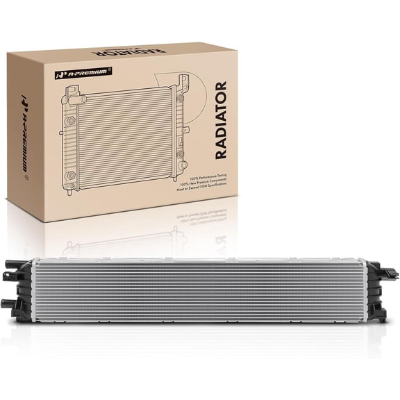 A-Premium Engine Coolant Radiator Assembly Compatible with Audi Q5 2013-2017, A6 Quattro 2016-2018, A7 Quattro 2016-2018, S4 2013-2016, S5 2013-2017, S6 2013-2018, S7 2013-2018, SQ5 2014-2017