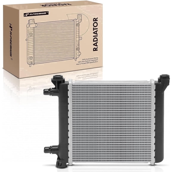 A-Premium Engine Coolant Radiator Assembly Compatible with BMW X1 2016-2022, 228i xDrive Gran Coupe 2020, X2 2018-2023, M235i xDrive Gran Coupe 2020 & Mini Cooper Countryman 2017-2019, 1.5L 2.0L