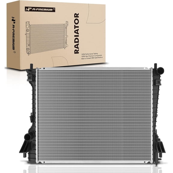 A-Premium Engine Coolant Radiator Assembly Compatible with Ford Mustang 2005-2015, 3.7L 4.0L 4.6L 5.0L, Automatic/Manual Transmission, Replace# 4R3Z8005CA, 9R3Z8005B