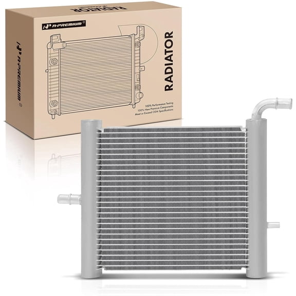 A-Premium Engine Coolant Radiator Assembly Compatible with Land Rover Range Rover 2013-2020, Range Rover Sport 2014-2020, Discovery 2017-2020, 2.0L 3.0L 5.0L