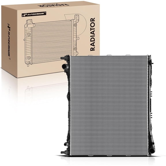 A-Premium Engine Coolant Radiator Assembly Compatible with Land Rover Range Rover 2013-2021, Discovery 2017-2020, Defender 90 2022-2023, Defender 110 2022-2023, Range Rover Sport 2014-2022, 3.0L 5.0L