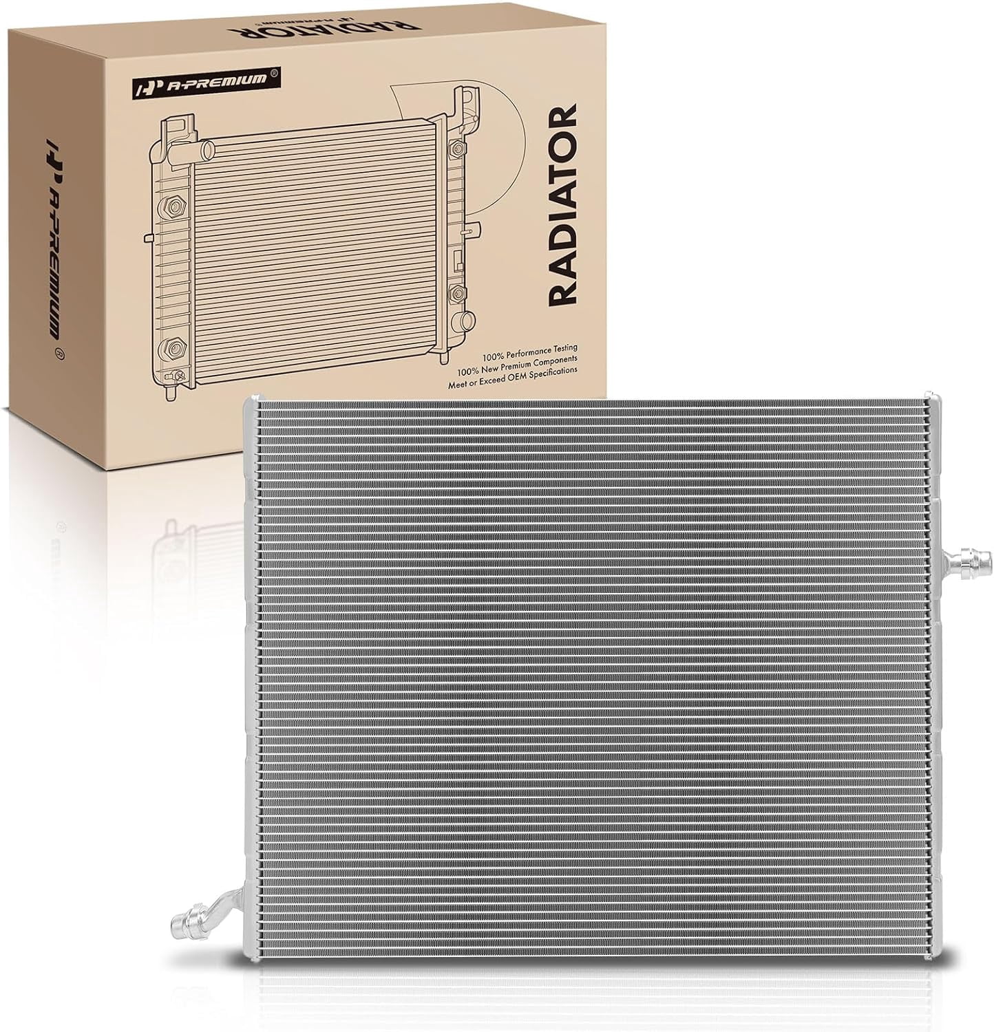 New Radiator Mercedes A-Premium Engine Coolant Radiator Assembly Compatible with Mercedes ...