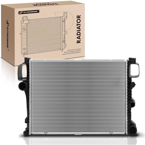 A-Premium Engine Coolant Radiator Assembly Compatible with Mercedes-Benz S550 2010-2013, S600 2010-2013, S63 AMG 2011-2013, CL550 2011-2014, CL600 2011-2014, CL63 AMG 2011-2014, 4.7L 5.5L