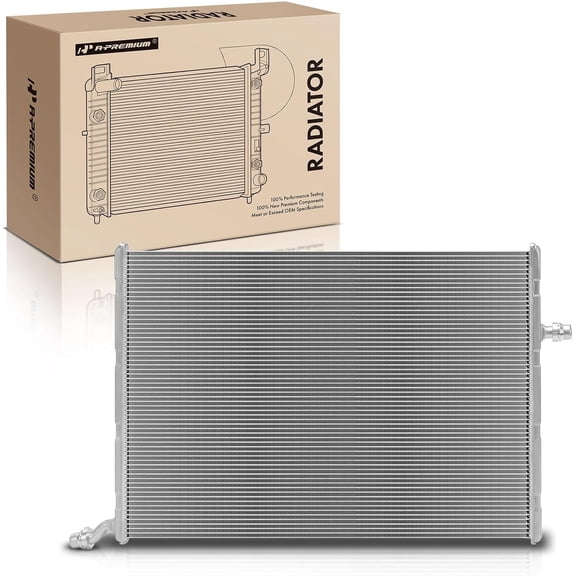 A-Premium Engine Coolant Radiator Assembly Compatible with Mercedes-Benz W205 Series C300 2015-2016, C400 2015, C450 AMG 2016, Replace# 0995002003, A0995002003
