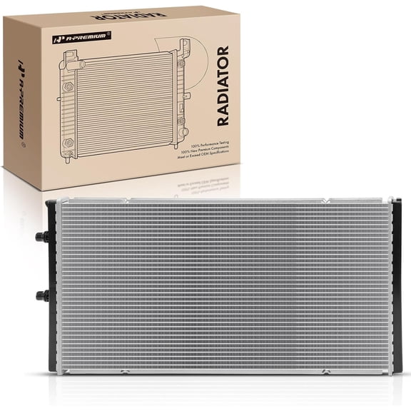 A-Premium Engine Coolant Radiator Assembly Compatible with BMW i8 2014-2017 2019-2020, M2 2019-2020, M3 2015-2018, M4 2015-2020, 1.5L 3.0L