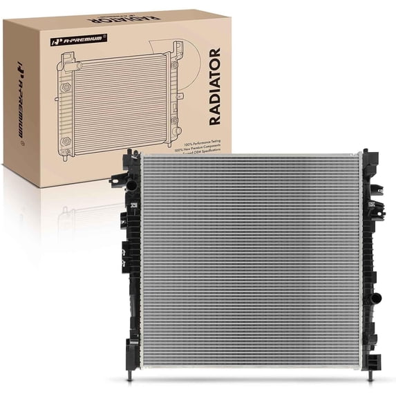 A-Premium Engine Coolant Radiator Assembly Compatible with Chevrolet Traverse 2018-2019 2.0L