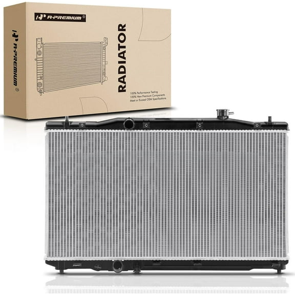 A-Premium Engine Coolant Radiator Assembly Compatible with Honda Accord 2018 2019 2020, Front, Manual Transmission, Replace# 190106A0A01, 190106B2A01
