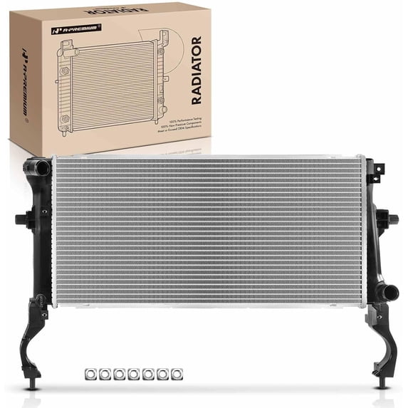 A-Premium Engine Coolant Radiator Assembly Compatible with Hyundai Kona 2022-2023 1.6L
