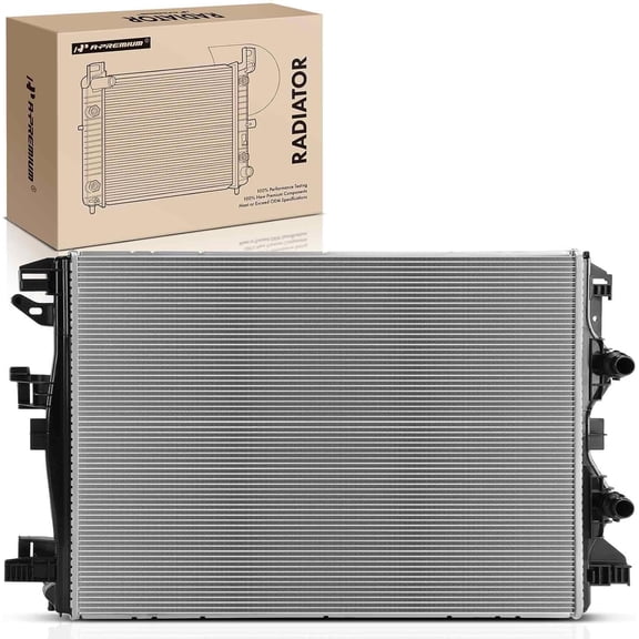 A-Premium Engine Coolant Radiator Assembly Compatible with Jeep MK Series Compass 2023 & Dodge Hornet 2024, 2.0L