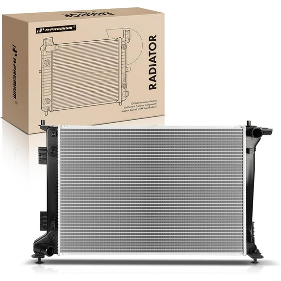 A-Premium Engine Coolant Radiator Assembly Compatible with Kia Sportage 2017 2018 2019 2020 2021 2.4L, AWD, Replace# 25310-D9900