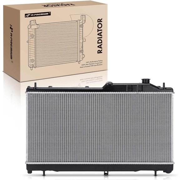 A-Premium Engine Coolant Radiator Assembly Compatible with Subaru WRX STI 2014, Impreza 2008-2014, 2.5L