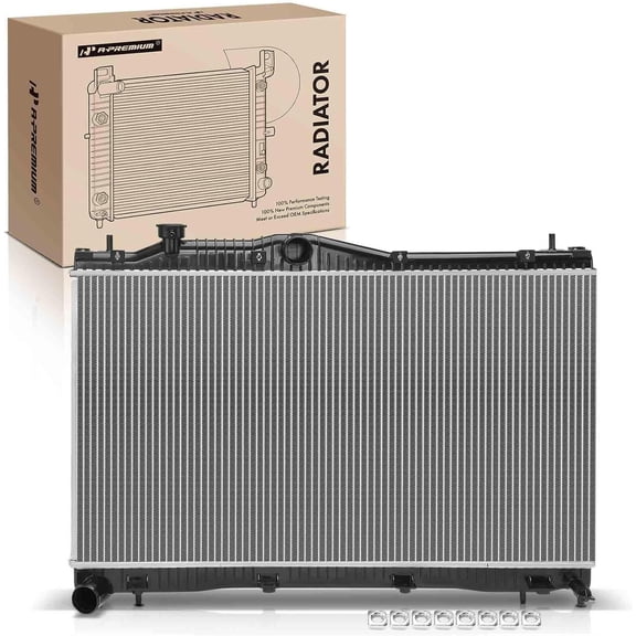 A-Premium Engine Coolant Radiator Assembly Compatible with Subaru WRX 2022 2023 2024