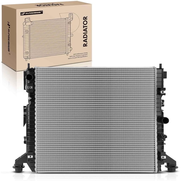 A-Premium Engine Coolant Radiator Assembly Compatible with Volkswagen Atlas 2018-2021, Atlas Cross Sport 2020-2021, 3.6L