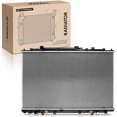 thumbnail image 1 of A-Premium Engine Coolant Radiator Assembly with Transmission Oil Cooler Compatible with Acura MDX 2003-2006 & Honda Pilot 2005-2008, Automatic Transmission, Replace# 19010RDJA51, 19010RDJA52, 1 of 8