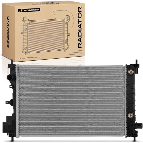 A-Premium Engine Coolant Radiator Assembly with Transmission Oil Cooler Compatible with Chevrolet Spark 2016 2017 2018 2019 2020 2021 2022, Automatic CVT Transmission