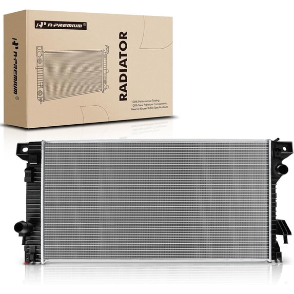 A-Premium Engine Coolant Radiator Assembly with Transmission Oil Cooler Compatible with Ford F-150 2015 2016 2017 2018 2019 2020, Automatic Transmission, Replace# FO3010334, HL3Z8005C
